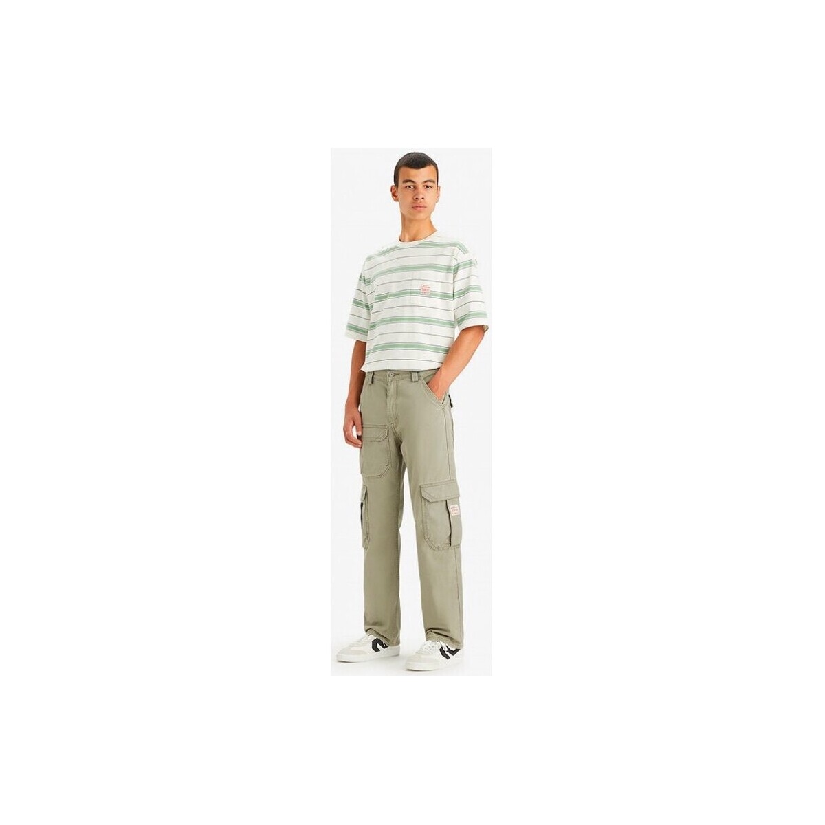 textil Hombre Pantalones Levi's Stay Loose Cargo Pants Green Multicolor