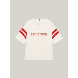 textil Niña Tops y Camisetas Tommy Hilfiger KG0KG07717 MONOTYPE VARSITY-AEF CALICO Beige