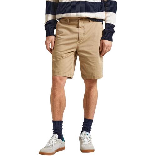 textil Hombre Shorts / Bermudas Pepe jeans REGULAR CHINO SHORT Beige