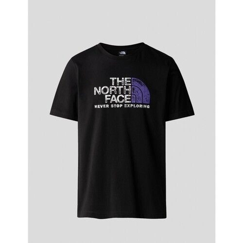textil Hombre Camisetas manga corta The North Face CAMISETA  RUST 2 TEE  TNF BLACK Negro