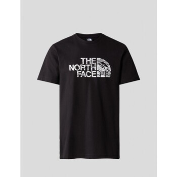 textil Hombre Camisetas manga corta The North Face CAMISETA  WOODCUT DOME TEE  TNF BLACK Negro