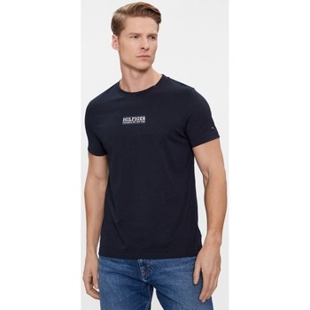 textil Hombre Tops y Camisetas Tommy Hilfiger MW0MW34387 Azul