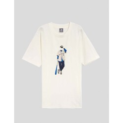 textil Hombre Camisetas manga corta New Balance CAMISETA  ATHLETICS BASEBALL TEE  SEA SALT Blanco