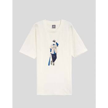 textil Hombre Camisetas manga corta New Balance CAMISETA  ATHLETICS BASEBALL TEE  SEA SALT Blanco