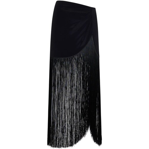 textil Mujer Faldas Simona Corsellini P24CPGO008 Negro