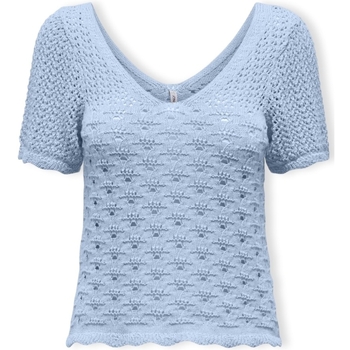 textil Mujer Tops / Blusas Only Top Becca Life S/S - Cashmere blue Azul