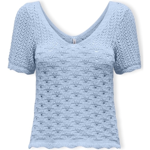 textil Mujer Tops / Blusas Only Top Becca Life S/S - Cashmere blue Azul
