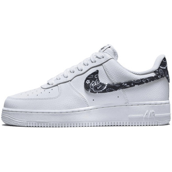 Zapatos Senderismo Nike Air Force 1 Low Essential White Black Paisley Blanco