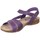 Zapatos Mujer Sandalias Interbios 4487 Violeta