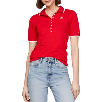 textil Mujer Tops y Camisetas Tommy Hilfiger WW0WW41288 Rojo