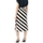textil Mujer Faldas Compania Fantastica COMPAÑIA FANTÁSTICA Skirt 11016 - Stripes Negro