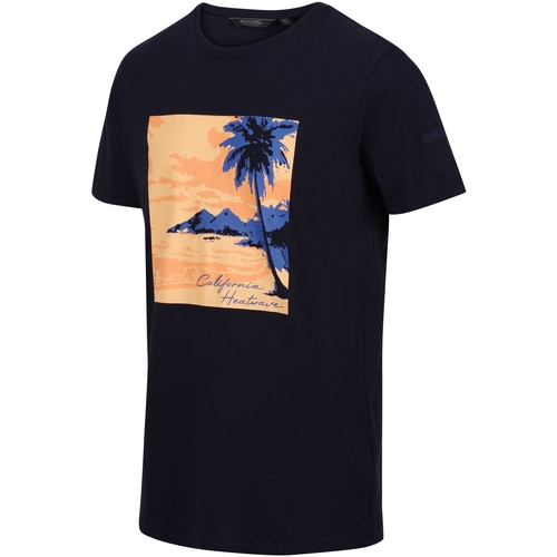 textil Hombre Camisetas manga larga Regatta Cline VII California Heatwave Azul