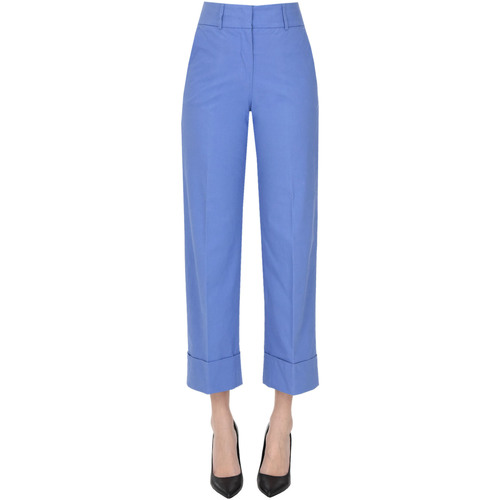 textil Mujer Pantalones chinos Peserico PNP00003077AE Azul