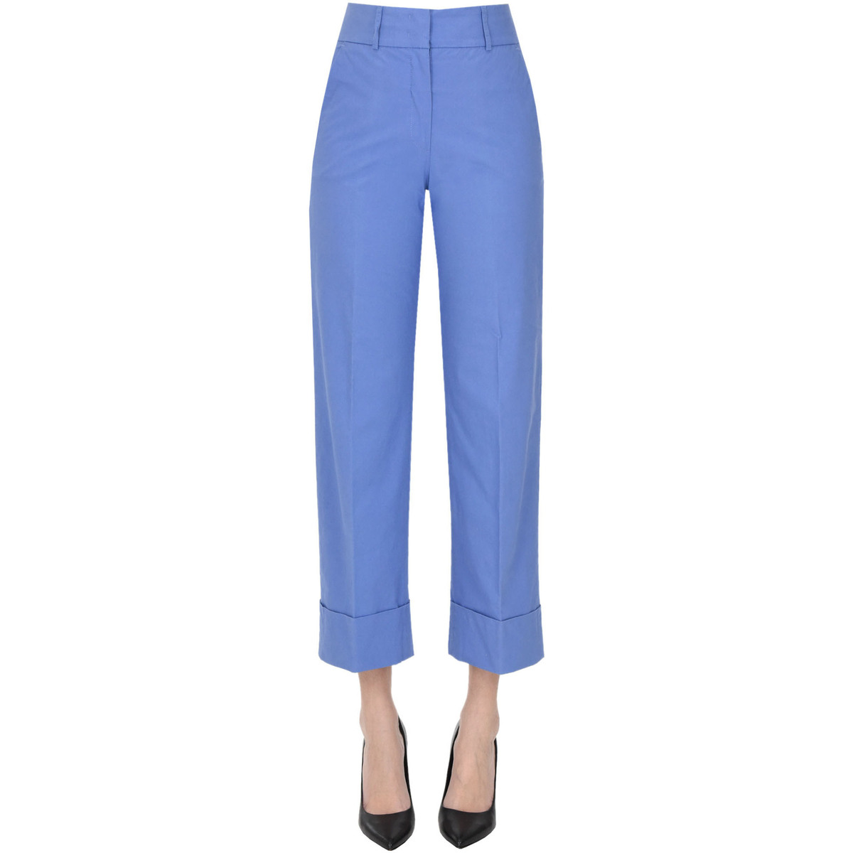 textil Mujer Pantalones chinos Peserico PNP00003077AE Azul
