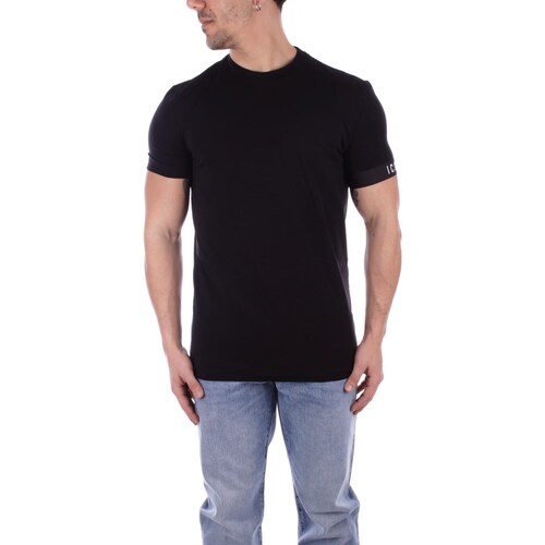 textil Hombre Camisetas manga corta Dsquared D9M3S5030 Negro