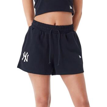 textil Mujer Shorts / Bermudas New-Era MLB LE SHORTS NEYYAN Negro