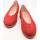 Zapatos Mujer Bailarinas-manoletinas Zabba Difference 7010 Ante Tristan Rojo