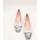 Zapatos Mujer Bailarinas-manoletinas Zabba Difference 7100 Glamour Ivory Blanco