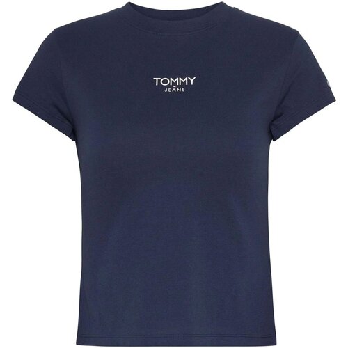 textil Camisetas manga corta Tommy Jeans DW0DW16435 - Mujer Azul