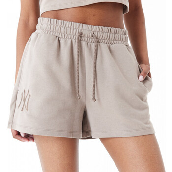 textil Mujer Shorts / Bermudas New-Era Mlb le shorts neyyan Marrón