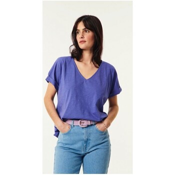 textil Mujer Camisetas manga corta Des Petits Hauts Zaeline Tshirt Figue Multicolor