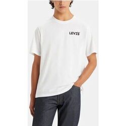 textil Camisetas manga corta Levi's Camiseta Blanca Levis Relaxed Stairstep Blanco