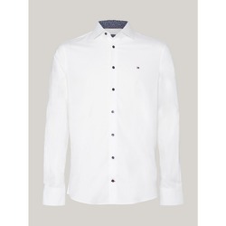 textil Hombre Camisas manga larga Tommy Hilfiger MW0MW34259 Blanco