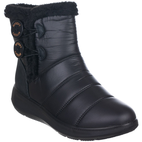 Zapatos Mujer Botas de nieve Mysoft 565 Negro
