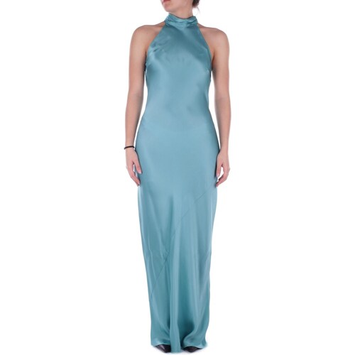 textil Mujer Vestidos largos Semicouture Y4SM12 Azul