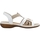 Zapatos Mujer Sandalias Rieker 229164 Blanco