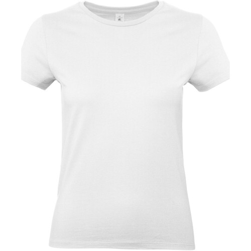 textil Mujer Camisetas manga larga B&c E190 Blanco