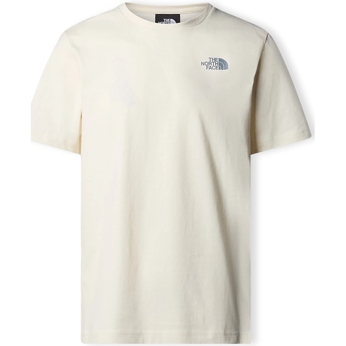 textil Hombre Tops y Camisetas The North Face Redbox T-Shirt - White Dune/Blue Dusk Low Beige