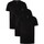 textil Hombre Pijama adidas Originals Pack De 3 Camisetas Confort Con Cuello En V Negro