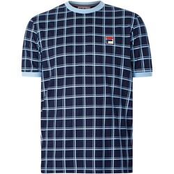 textil Hombre Camisetas manga corta Fila Camiseta A Cuadros Freddie Azul