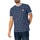 textil Hombre Camisetas manga corta Fila Camiseta A Cuadros Freddie Azul