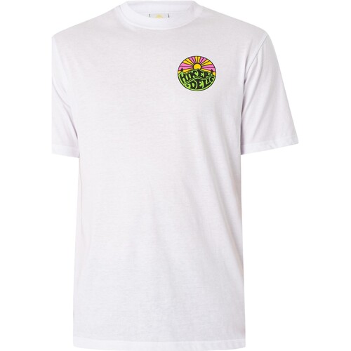 textil Hombre Camisetas manga corta Hikerdelic Camiseta Original Del Logotipo Blanco