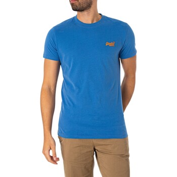 textil Hombre Camisetas manga corta Superdry Camiseta Con Logo Vintage EMB Azul