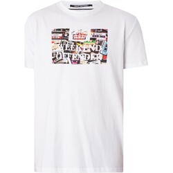 textil Hombre Camisetas manga corta Weekend Offender Camiseta Gráfica Keyte Blanco