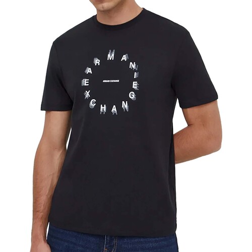 textil Hombre Tops y Camisetas EAX T-Shirt Negro