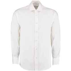 textil Hombre Camisas manga larga Kustom Kit Executive Blanco