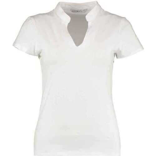 textil Mujer Camisetas manga larga Kustom Kit Corporate Blanco