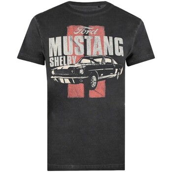 textil Hombre Camisetas manga larga Ford Mustang Shelby Negro