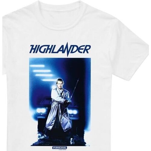 textil Hombre Camisetas manga larga Highlander TV2913 Blanco