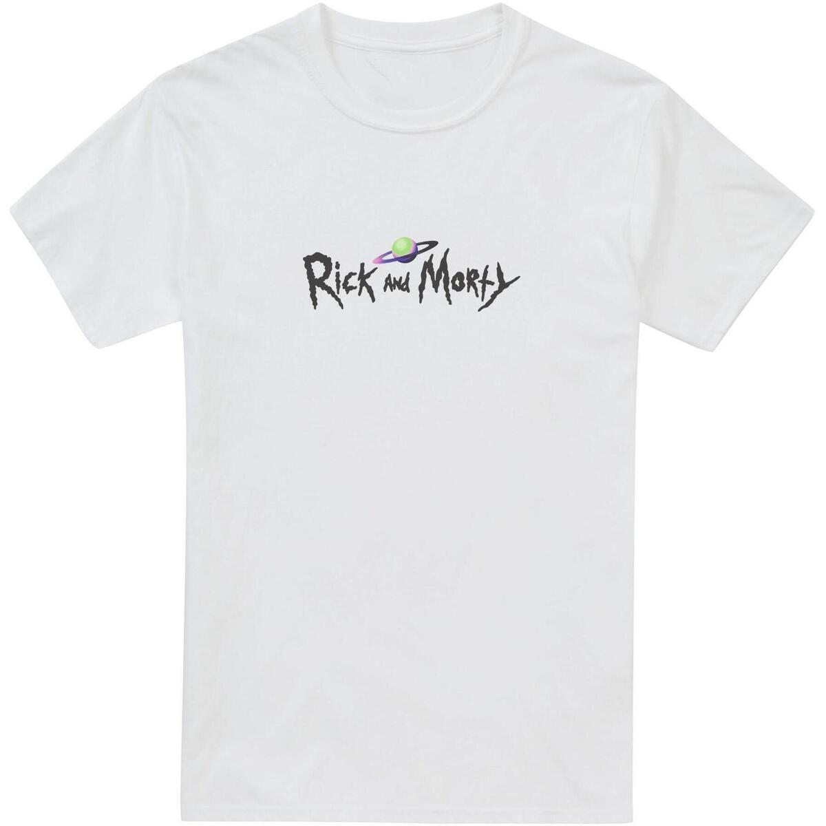 textil Hombre Camisetas manga larga Rick And Morty TV2930 Blanco