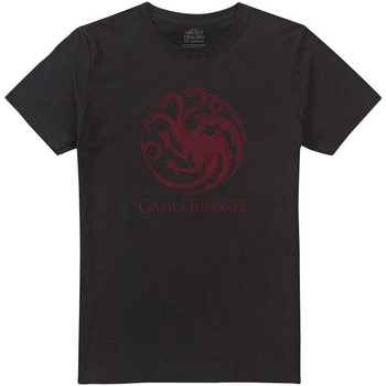 textil Hombre Camisetas manga larga Game Of Thrones TV2935 Negro
