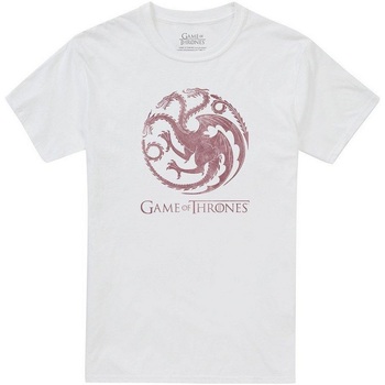 textil Hombre Camisetas manga larga Game Of Thrones TV2935 Blanco