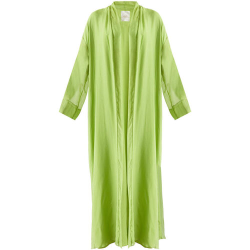 textil Mujer Vestidos Liu Jo Caftán en mezcla de seda Verde