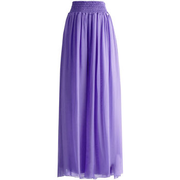 textil Mujer Pantalones Liu Jo Pantalón en mezcla de seda Violeta