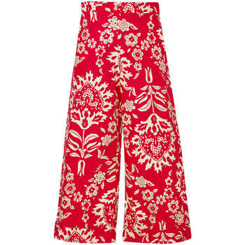 textil Mujer Pantalones Liu Jo Pantalón de algodón estampado Rojo