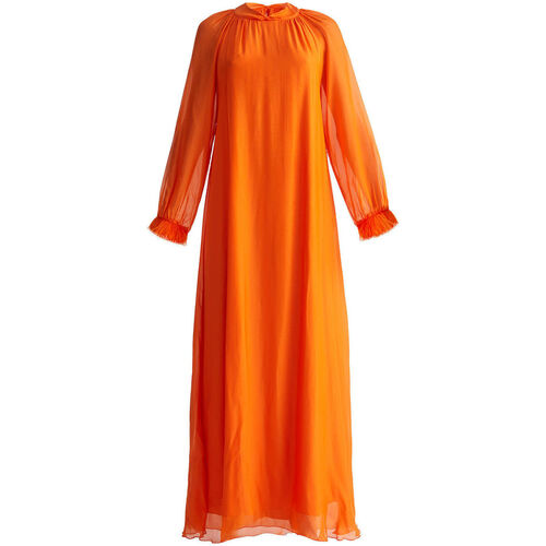textil Mujer Vestidos Liu Jo Vestido de seda con plumas Naranja